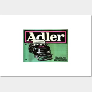 ADLER TYPEWRITER Advertisement 1909 by Lucien Bernhard Vintage German Lithograph Posters and Art